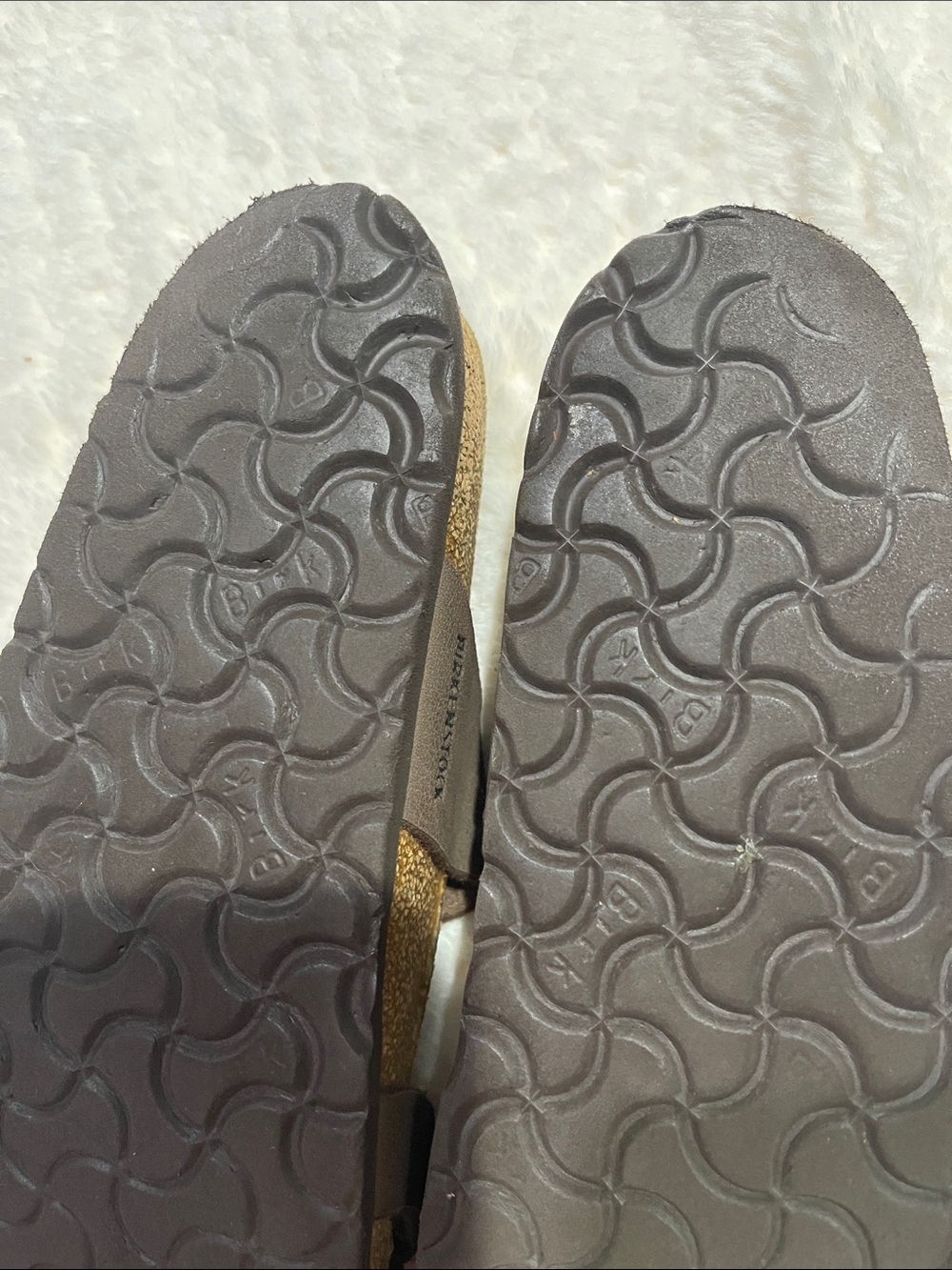 Birkenstock Brown Leather Two-Strap Sandals - Picture 5 of 7